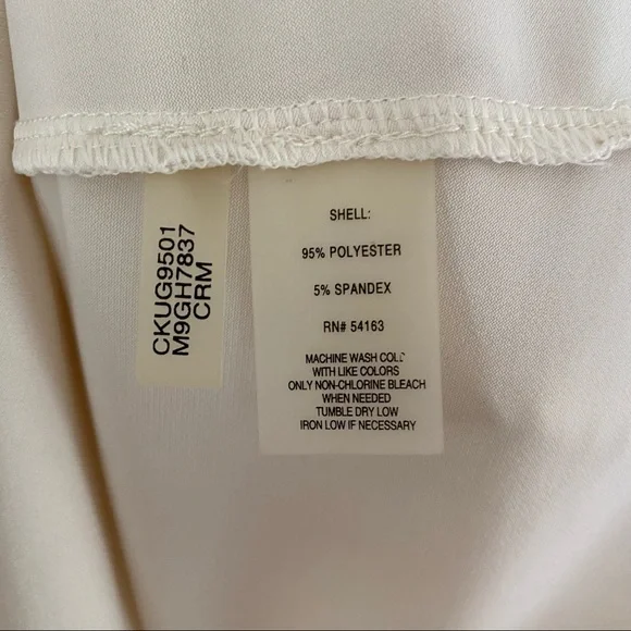 calvin klein | cream blouse - Picture 4 of 4